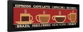 Deco Coffee Panel I-Pela Design-Framed Art Print