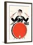 Deco Drummer-null-Framed Art Print