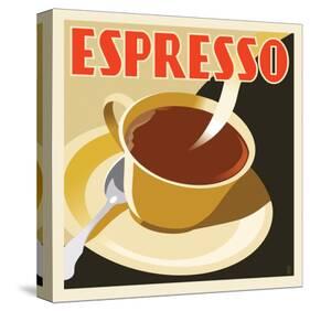 Deco Espresso I-Richard Weiss-Stretched Canvas