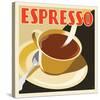 Deco Espresso I-Richard Weiss-Stretched Canvas