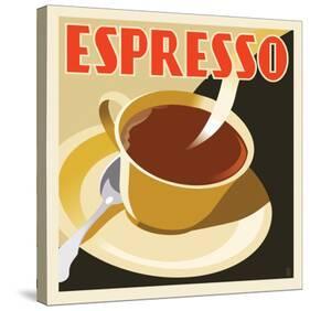 Deco Espresso I-Richard Weiss-Stretched Canvas