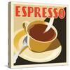 Deco Espresso I-Richard Weiss-Stretched Canvas