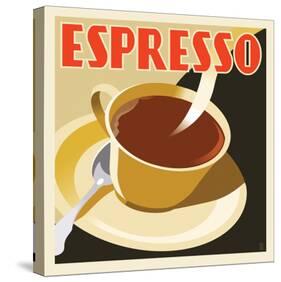 Deco Espresso I-Richard Weiss-Stretched Canvas