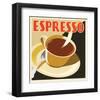 Deco Espresso I-Richard Weiss-Framed Art Print