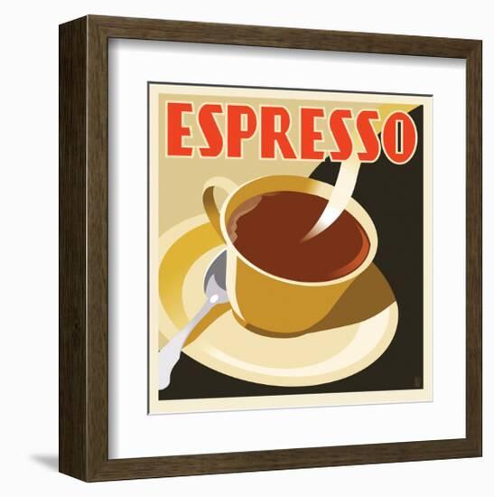 Deco Espresso I-Richard Weiss-Framed Art Print