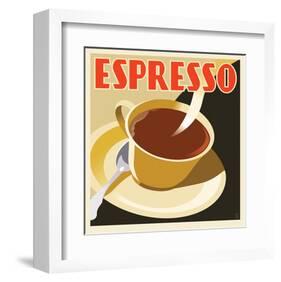 Deco Espresso I-Richard Weiss-Framed Art Print