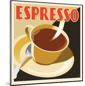 Deco Espresso I-Richard Weiss-Mounted Art Print