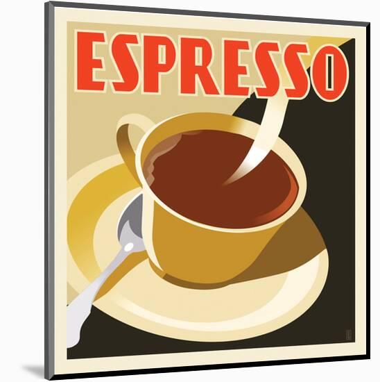 Deco Espresso I-Richard Weiss-Mounted Art Print