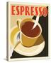 Deco Espresso II-Richard Weiss-Stretched Canvas