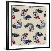 Deco Fans-null-Framed Giclee Print