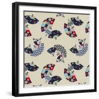 Deco Fans-null-Framed Giclee Print