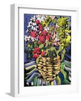 Deco Flowers-Frances Treanor-Framed Giclee Print