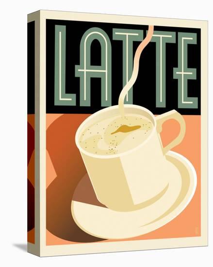 Deco Latte I-Richard Weiss-Stretched Canvas