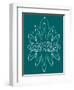 Deco Lotus-null-Framed Giclee Print