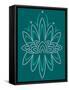 Deco Lotus-null-Framed Stretched Canvas