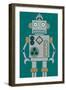 Deco Robot-null-Framed Giclee Print