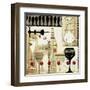 Deco Vino II-Liz Jardine-Framed Art Print