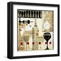 Deco Vino II-Liz Jardine-Framed Art Print