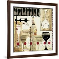 Deco Vino II-Liz Jardine-Framed Art Print