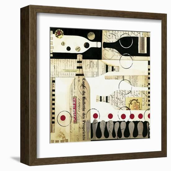 Deco Vino-Liz Jardine-Framed Art Print