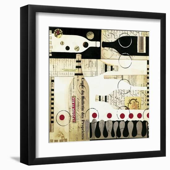 Deco Vino-Liz Jardine-Framed Art Print