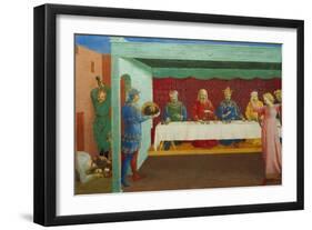 Decollation of the Baptist and Herod's Feast-Angelico & Strozzi-Framed Giclee Print