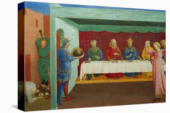 Decollation of the Baptist and Herod's Feast-Angelico & Strozzi-Stretched Canvas