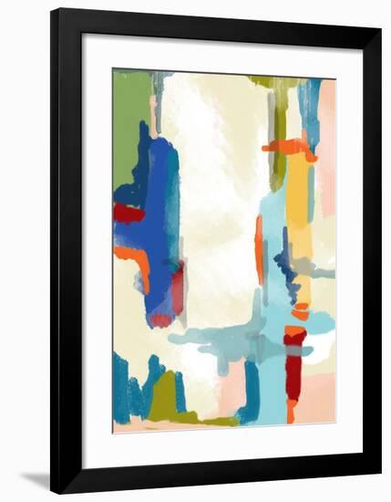 Deconstructed Landscape 1-Jan Weiss-Framed Art Print