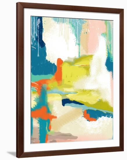 Deconstructed Landscape 2-Jan Weiss-Framed Art Print