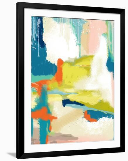 Deconstructed Landscape 2-Jan Weiss-Framed Art Print