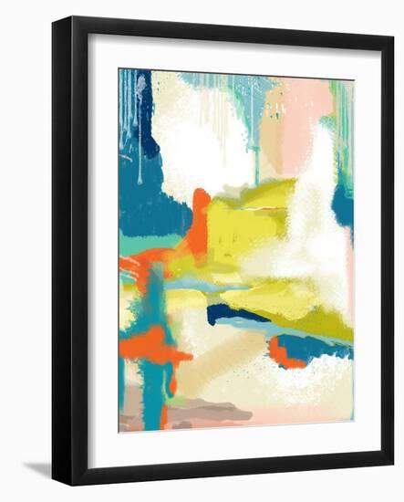 Deconstructed Landscape 2-Jan Weiss-Framed Art Print