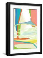 Deconstructed Landscape 3-Jan Weiss-Framed Art Print