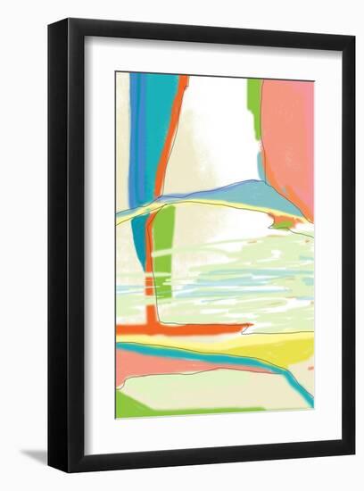 Deconstructed Landscape 3-Jan Weiss-Framed Art Print