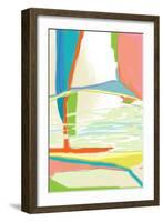 Deconstructed Landscape 3-Jan Weiss-Framed Art Print