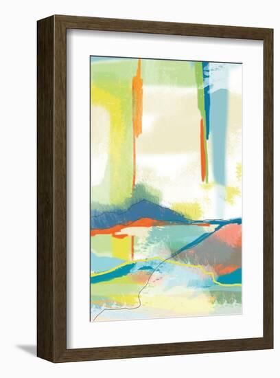 Deconstructed Landscape 4-Jan Weiss-Framed Art Print