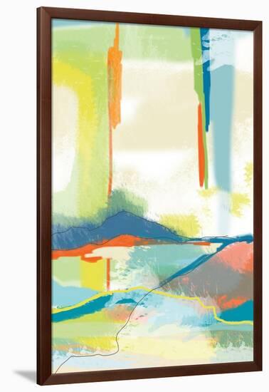 Deconstructed Landscape 4-Jan Weiss-Framed Art Print