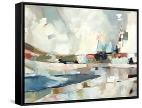 Deconstructed Landscape-Kari Taylor-Framed Stretched Canvas