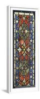 Décor de feuilles d'érable, vitrail provenant de l'église des franciscains de Colmar (?)-null-Framed Premium Giclee Print