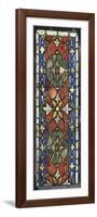 Décor de feuilles d'érable, vitrail provenant de l'église des franciscains de Colmar (?)-null-Framed Premium Giclee Print