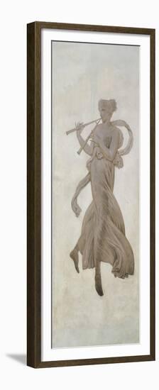 Décor de la salle à manger : danseuse dans le goût pompéien, d'après un dessin de Percier-Louis Lafitte-Framed Premium Giclee Print