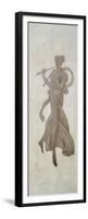 Décor de la salle à manger : danseuse dans le goût pompéien, d'après un dessin de Percier-Louis Lafitte-Framed Premium Giclee Print