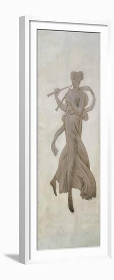 Décor de la salle à manger : danseuse dans le goût pompéien, d'après un dessin de Percier-Louis Lafitte-Framed Premium Giclee Print