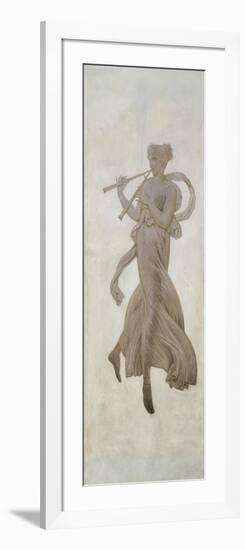 Décor de la salle à manger : danseuse dans le goût pompéien, d'après un dessin de Percier-Louis Lafitte-Framed Giclee Print