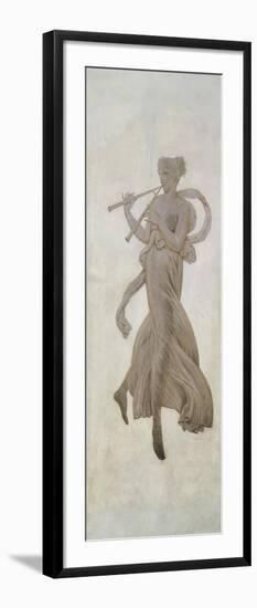 Décor de la salle à manger : danseuse dans le goût pompéien, d'après un dessin de Percier-Louis Lafitte-Framed Giclee Print