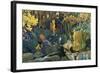 Décor for Debussy's Ballet L'Apres-Midi D'Un Faune (The Afternoon of a Fau), 1912-Leon Bakst-Framed Giclee Print