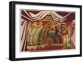 Decor Pour L'opera  La Fiancee Du Tsar  De Nicolas (Nikolai) Rimski Korsakov (Rimski-Korsakov) (184-Ivan Bilibin-Framed Giclee Print