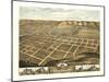 Decorah, Iowa - Panoramic Map-Lantern Press-Mounted Art Print