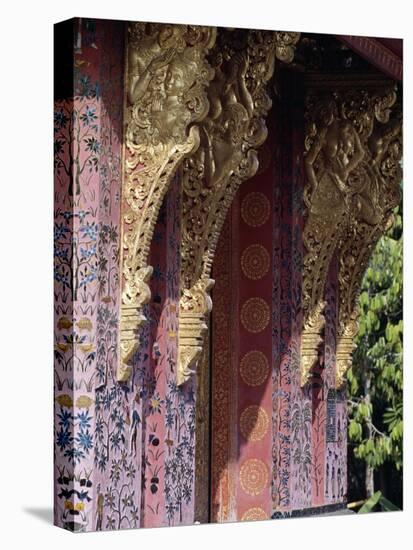 Decorated and Gilded Architectural Detail-null-Stretched Canvas