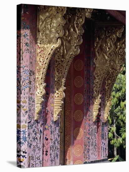 Decorated and Gilded Architectural Detail-null-Stretched Canvas