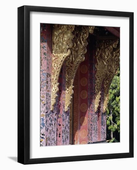 Decorated and Gilded Architectural Detail-null-Framed Giclee Print